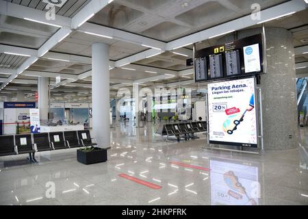 Mallorca, Spanien. 05th. Februar 2022. Bilder vom Flughafen Palma de Mallorca. Stockfoto