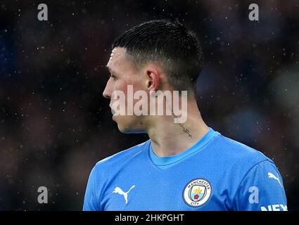 /MAC42/ während des vierten Spiels des Emirates FA Cup im Etihad Stadium, Manchester. Bilddatum: Samstag, 5. Februar 2022. Stockfoto