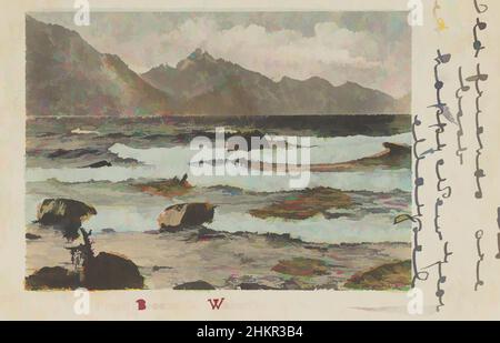 Kunst inspiriert von Einer frischen Brise, Lake Wakatipu, Muir & Moodie Studio, Fotostudio, 1900-1903, Dunedin, Klassische Werke, die von Artotop mit einem Schuss Moderne modernisiert wurden. Formen, Farbe und Wert, auffällige visuelle Wirkung auf Kunst. Emotionen durch Freiheit von Kunstwerken auf zeitgemäße Weise. Eine zeitlose Botschaft, die eine wild kreative neue Richtung verfolgt. Künstler, die sich dem digitalen Medium zuwenden und die Artotop NFT erschaffen Stockfoto