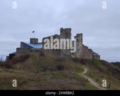 Rakvere, Estland - 13. November 2021: Burg Rakvere Stockfoto