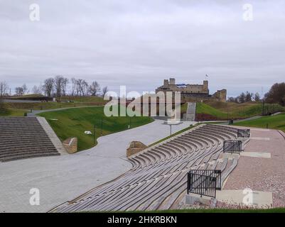 Rakvere, Estland - 13. November 2021: Vallimae Laululava Stockfoto