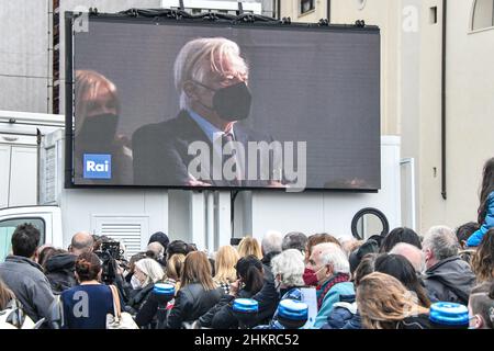 Rom, Italien. 05th. Februar 2022. Rom, Monica Vittis Beerdigung in der Kirche der abgebildeten Künstler: Kredit: Unabhängige Fotoagentur/Alamy Live News Stockfoto