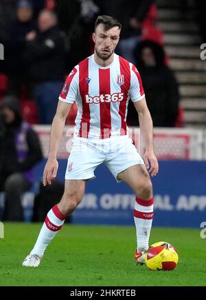 Stoke, England, 5th. Februar 2022. Morgan Fox von Stoke City während des Emirates FA Cup-Spiels im bet365 Stadium, Stoke. Bildnachweis sollte lauten: Andrew Yates / Sportimage Stockfoto