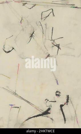 Kunst vom Menschen inspiriert mit einem Objekt in der Hand, auf einer Baustelle, von Artotop modernisierte Classic Works mit einem Schuss Moderne. Formen, Farbe und Wert, auffällige visuelle Wirkung auf Kunst. Emotionen durch Freiheit von Kunstwerken auf zeitgemäße Weise. Eine zeitlose Botschaft, die eine wild kreative neue Richtung verfolgt. Künstler, die sich dem digitalen Medium zuwenden und die Artotop NFT erschaffen Stockfoto