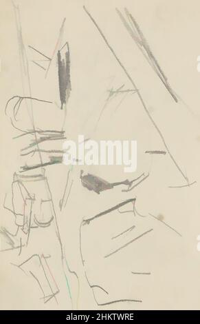 Kunst vom Menschen inspiriert auf einer Baustelle, Classic Works modernisiert von Artotop mit einem Schuss Moderne. Formen, Farbe und Wert, auffällige visuelle Wirkung auf Kunst. Emotionen durch Freiheit von Kunstwerken auf zeitgemäße Weise. Eine zeitlose Botschaft, die eine wild kreative neue Richtung verfolgt. Künstler, die sich dem digitalen Medium zuwenden und die Artotop NFT erschaffen Stockfoto