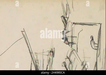 Kunst inspiriert von Study, von einer Baustelle oder einer Werft, Classic Works modernisiert von Artotop mit einem Schuss Moderne. Formen, Farbe und Wert, auffällige visuelle Wirkung auf Kunst. Emotionen durch Freiheit von Kunstwerken auf zeitgemäße Weise. Eine zeitlose Botschaft, die eine wild kreative neue Richtung verfolgt. Künstler, die sich dem digitalen Medium zuwenden und die Artotop NFT erschaffen Stockfoto