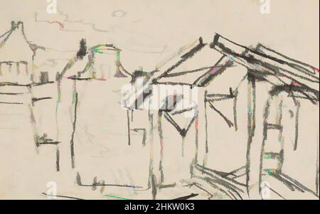 Kunst inspiriert von View of Prinseneiland und der Sloterdijkbrug-Brücke in Amsterdam, Niederlande, von der Nieuwe Teertuinen aus gesehen. Ein Teerfass an der Vorderseite. Und hergestellt in Antwerpen, Gent und Amsterdam, Niederlande, Sloterdijkbrug in Amsterdam, Niederlande, von der Nieuwe aus gesehen, Klassische Werke, die von Artotop mit einem Hauch von Moderne modernisiert wurden. Formen, Farbe und Wert, auffällige visuelle Wirkung auf Kunst. Emotionen durch Freiheit von Kunstwerken auf zeitgemäße Weise. Eine zeitlose Botschaft, die eine wild kreative neue Richtung verfolgt. Künstler, die sich dem digitalen Medium zuwenden und die Artotop NFT erschaffen Stockfoto