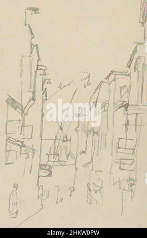 Kunst inspiriert von View of the Kalverstraat in Amsterdam, Niederlande mit der Nieuwe Kerk. Frontfiguren. Blick auf die Kalverstraat in Amsterdam Niederlande mit der Nieuwe Kerk, von Artotop modernisierte klassische Werke mit einem Schuss Moderne. Formen, Farbe und Wert, auffällige visuelle Wirkung auf Kunst. Emotionen durch Freiheit von Kunstwerken auf zeitgemäße Weise. Eine zeitlose Botschaft, die eine wild kreative neue Richtung verfolgt. Künstler, die sich dem digitalen Medium zuwenden und die Artotop NFT erschaffen Stockfoto