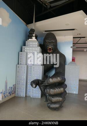 Los Angeles, Kalifornien, USA 1st. Februar 2022 Ein allgemeiner Blick auf die Atmosphäre von King Kong im Madame Tussauds Wachsfigurenkabinett am 1. Februar 2022 in Los Angeles, Kalifornien, USA. Foto von Barry King/Alamy Stockfoto Stockfoto