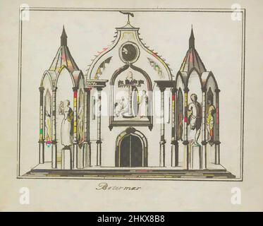 Kunst inspiriert von der Zerstörung der Alten Verfassung, Dekoration auf dem Botermarkt, 1795, Botermarkt, Zerstörung der Alten Verfassung, allegorische Dekoration errichtet auf dem Botermarkt in Amsterdam beim Alliance Festival am 19. Juni 1795. Dekoration in Form der Ruine, Classic Works modernisiert von Artotop mit einem Schuss Moderne. Formen, Farbe und Wert, auffällige visuelle Wirkung auf Kunst. Emotionen durch Freiheit von Kunstwerken auf zeitgemäße Weise. Eine zeitlose Botschaft, die eine wild kreative neue Richtung verfolgt. Künstler, die sich dem digitalen Medium zuwenden und die Artotop NFT erschaffen Stockfoto