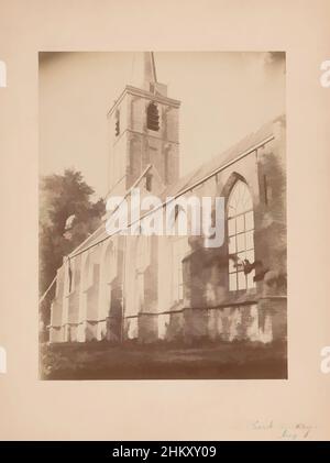 Kunst inspiriert von der Südseite des Dorpskerk in Pijnacker, anoniem (Monumentenzorg) (zugeschrieben), Pijnacker, 1891, fotografische Unterstützung, Karton, Albumen Print, Höhe 229 mm × Breite 193 mm, Classic Works modernisiert von Artotop mit einem Schuss Moderne. Formen, Farbe und Wert, auffällige visuelle Wirkung auf Kunst. Emotionen durch Freiheit von Kunstwerken auf zeitgemäße Weise. Eine zeitlose Botschaft, die eine wild kreative neue Richtung verfolgt. Künstler, die sich dem digitalen Medium zuwenden und die Artotop NFT erschaffen Stockfoto