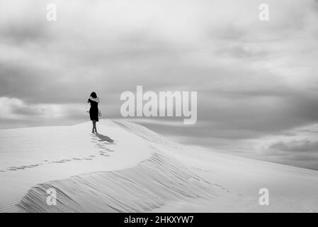 Schwarz-Weiß-Träume Stockfoto