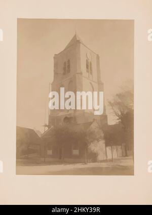 Kunst inspiriert von Kirchturm in Ouwerkerk, anoniem (Monumentenzorg) (zugeschrieben), Ouwerkerk, 1897, fotografische Unterstützung, Karton, Albumen Print, Höhe 231 mm × Breite 173 mm, Classic Works modernisiert von Artotop mit einem Schuss Moderne. Formen, Farbe und Wert, auffällige visuelle Wirkung auf Kunst. Emotionen durch Freiheit von Kunstwerken auf zeitgemäße Weise. Eine zeitlose Botschaft, die eine wild kreative neue Richtung verfolgt. Künstler, die sich dem digitalen Medium zuwenden und die Artotop NFT erschaffen Stockfoto