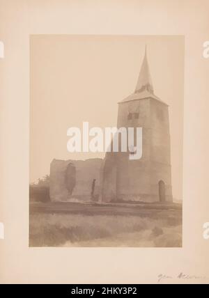 Kunst inspiriert von der Ruine der Kirche in Vlierden, anoniem (Monumentenzorg) (zugeschrieben), Vlierden, 1890 - 1920, fotografische Unterstützung, Karton, Albumen Print, Höhe 231 mm × Breite 167 mm, Classic Works modernisiert von Artotop mit einem Schuss Moderne. Formen, Farbe und Wert, auffällige visuelle Wirkung auf Kunst. Emotionen durch Freiheit von Kunstwerken auf zeitgemäße Weise. Eine zeitlose Botschaft, die eine wild kreative neue Richtung verfolgt. Künstler, die sich dem digitalen Medium zuwenden und die Artotop NFT erschaffen Stockfoto