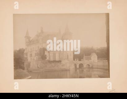 Kunst inspiriert von Blick auf Schloss Heeswijk, anoniem (Monumentenzorg) (zugeschrieben), Kasteel Heeswijk, 1892, fotografische Unterstützung, Karton, Albumen Print, Höhe 160 mm × Breite 234 mm, Classic Works modernisiert von Artotop mit einem Schuss Moderne. Formen, Farbe und Wert, auffällige visuelle Wirkung auf Kunst. Emotionen durch Freiheit von Kunstwerken auf zeitgemäße Weise. Eine zeitlose Botschaft, die eine wild kreative neue Richtung verfolgt. Künstler, die sich dem digitalen Medium zuwenden und die Artotop NFT erschaffen Stockfoto