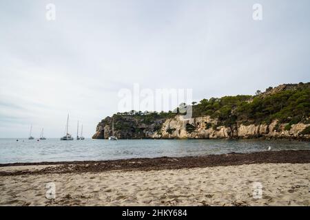 Fantastische Aussicht auf die Strände von Menorca. Stockfoto