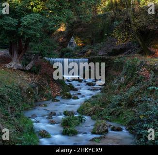 Menacuddle Well in der Nähe von St. Austell, Cornwall - Großbritannien Stockfoto