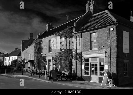 Blick auf Burnham Market Village, North Norfolk, England, Großbritannien Stockfoto