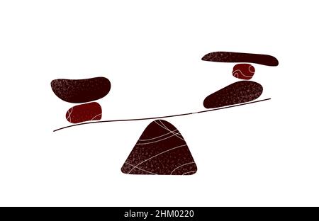 Abstrakte Waage Stock Vektor