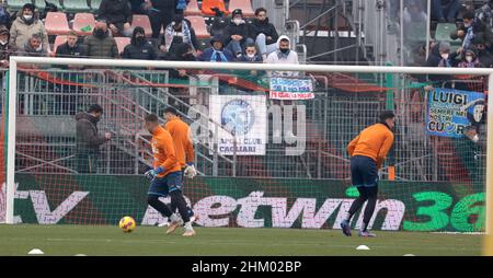 Neapel, Friaul Julisch Venetien, Italien. 6th. Februar 2022. Während des italienischen Serie A Fußballmatches FC Venezia gegen SSC Napoli am 06. Februar 2022 im Pier Luigi Penzo Stadion in Venedig.in Bild: (Bild: © Fabio Sasso/ZUMA Press Wire) Stockfoto