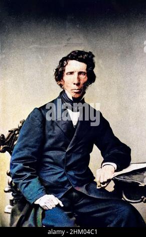 Portrait de WOHLER FRIEDRICH (1800-1882). Chimiste Allemand. Stockfoto