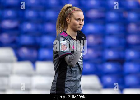 Birmingham, England, 6th. Februar Molly Pike (8 Leicester City) im WSL-Spiel zwischen Birmingham City und Leicester City in St. Andrews. Gareth Evans/SPP Kredit: SPP Sport Pressefoto. /Alamy Live News Stockfoto