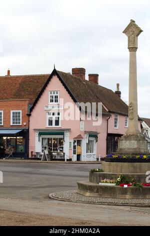 Das Essex Rose Tea House in Dedham, Essex Stockfoto