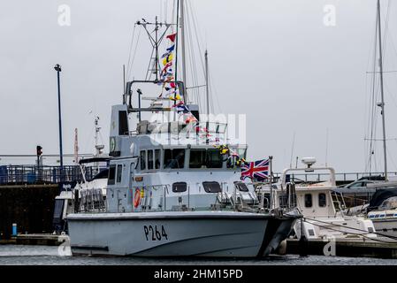 HMS Archer Sovereign Harbor East Sussex Stockfoto