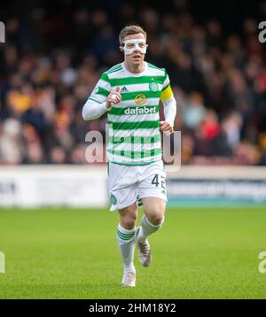 Motherwell, Schottland, Großbritannien. 6th February 2022 ; Fir Park, Motherwell, Schottland; Scottish Premier League Football, Motherwell versus Celtic; Callum McGregor von Celtic Credit: Action Plus Sports Images/Alamy Live News Stockfoto