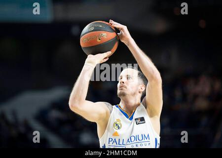 Madrid, Spanien. 06th. Februar 2022. 6th. Februar 2022; Wizink Centre Madrid; Spanien; Liga Endesa ACB; Real Madrid vs Valencia Basket; 900/Cordon Press Credit: CORDON PRESS/Alamy Live News Stockfoto