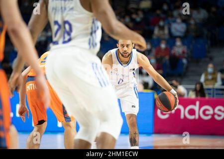 Madrid, Spanien. 06th. Februar 2022. 6th. Februar 2022; Wizink Centre Madrid; Spanien; Liga Endesa ACB; Real Madrid vs Valencia Basket; 900/Cordon Press Credit: CORDON PRESS/Alamy Live News Stockfoto