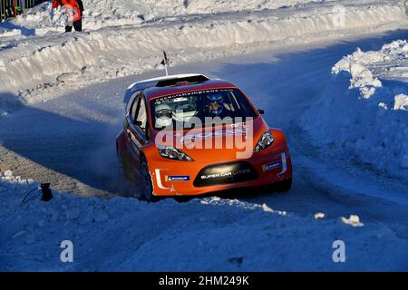 Pite Havsbad Pitea, Schweden. 05th. Februar 2022. 05.02.2022, Pite Havsbad Piteå, ROC - Race of Champions 2022, im Bild JIMMIE JOHNSON (USA) Quelle: dpa/Alamy Live News Stockfoto