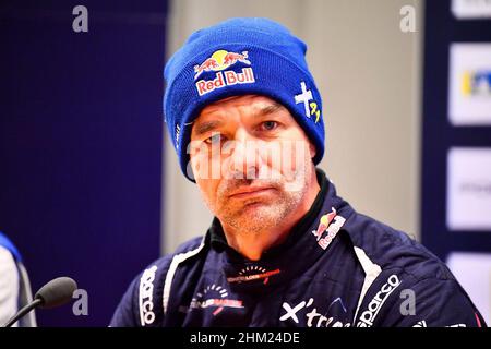 Pite Havsbad Pitea, Schweden. 04th. Februar 2022. 04.02.2022, Pite Havsbad Piteå, ROC - Race of Champions 2022, im Bild SEBASTIEN LOEB (Frankreich) Quelle: dpa/Alamy Live News Stockfoto