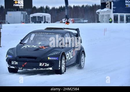 Pite Havsbad Pitea, Schweden. 05th. Februar 2022. 05.02.2022, Pite Havsbad Piteå, ROC - Race of Champions 2022, im Bild Mick Schumacher (Deutschland) Quelle: dpa/Alamy Live News Stockfoto