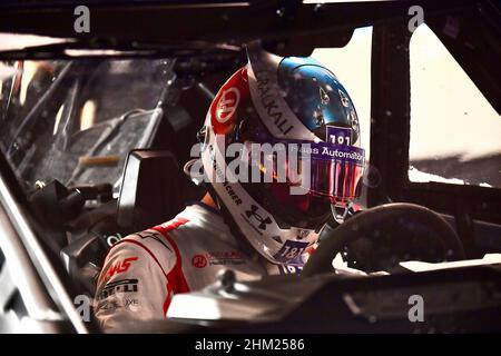 Pite Havsbad Pitea, Schweden. 04th. Februar 2022. 03.02.2022, Pite Havsbad Piteå, ROC - Race of Champions 2022, im Bild Mick Schumacher (Deutschland) Quelle: dpa/Alamy Live News Stockfoto