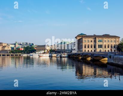 Blick auf das Nationalmuseum, Stockholm, Stockholm County, Schweden Stockfoto