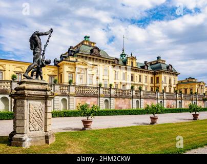 Schloss Drottningholm, Stockholm, Provinz Stockholm, Schweden Stockfoto