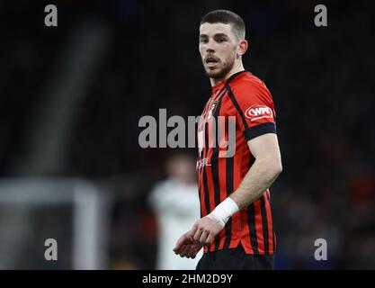 Bournemouth, England, 6th. Februar 2022. Ryan Christie aus Bournemouth während des Emirates FA Cup-Spiels im Vitality Stadium in Bournemouth. Bildnachweis sollte lauten: Paul Terry / Sportimage Kredit: Sportimage/Alamy Live News Stockfoto