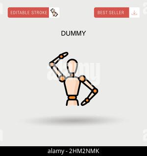 Dummy Simple Vector-Symbol. Stock Vektor