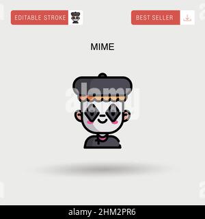 MIME Simple Vector-Symbol. Stock Vektor