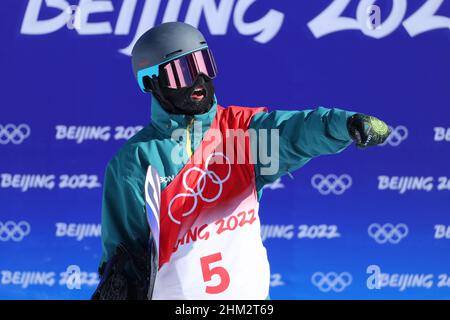 Zhangjiakou, Hebei, China. 6th. Februar 2022. Tess Coady (AUS) Snowboarding : Frauen-Slopestyle-Finale während der Olympischen Winterspiele 2022 in Peking im Genting Snow Park in Zhangjiakou, Hebei, China . Kredit: YUTAKA/AFLO SPORT/Alamy Live Nachrichten Stockfoto