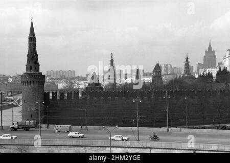 Kreml, Moskau, UdSSR, Russland, April 1976 Stockfoto