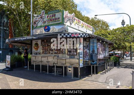 Harry's Cafe de Wheels in Woolloomooloo, Sydney Stockfoto