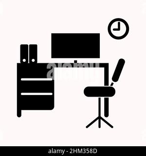Abstraktes Vektor-Symbol auf der weißen, Illustration isoliert für Grafik-und Web-Design. Einfaches, flaches Symbol. Stock Vektor