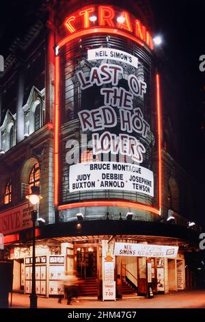 Letzte red hot Liebhaber am Strand Theatre, London, England, UK. Ca. 80er Stockfoto