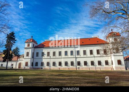 Wunderschön renovierte Esterhazy Catle in Tata Ungarn Stockfoto