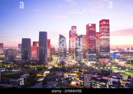 Shenzhen Nanshan District CBD Stockfoto