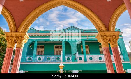 Eklektische Architektur in Ciego de Avila, Kuba Stockfoto