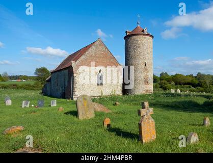 St. Andrew's Church, Little Snoring, Norfolk, England. Stockfoto