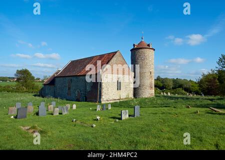 St. Andrew's Church, Little Snoring, Norfolk, England. Stockfoto